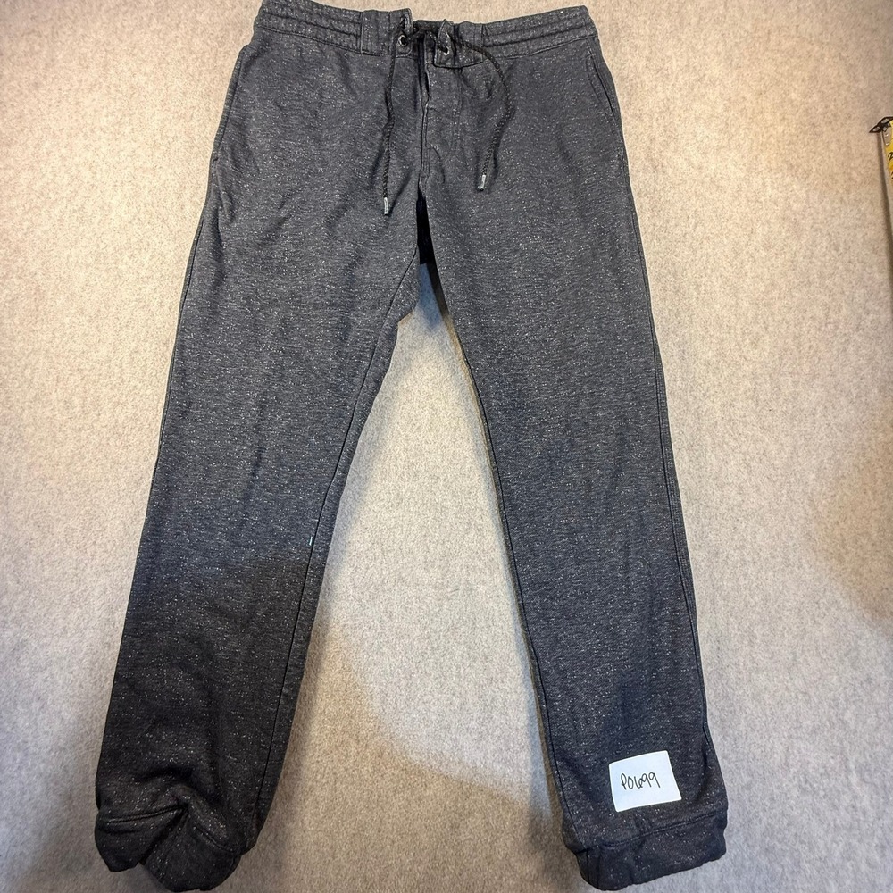 Vissla Mens Jogger Sweatpants Charcoal Gray Heathered Drawstring M M301IALS